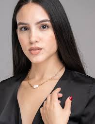 Baroque Pearl Paperclip Necklace