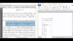 Inftyreader Automatically Render A Pdf Image Of Math As A Word Equation Youtube