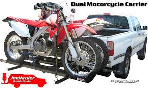 Dual Motorcycle Carrier Joe Hauler Double Hauler Motorcycle Carrier Motorcycle Carriers