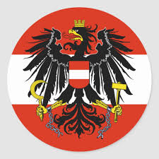 Select from premium austria flag of the highest quality. Flag Of Austria With Coat Of Arms Classic Round Sticker Zazzle Com In 2021 Coat Of Arms Austria Flag Football Shop