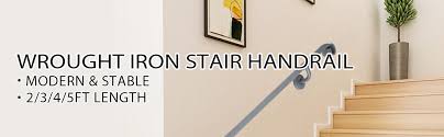 Having two steps will give us a rise of 225mm which according to the regulations above would be over the for general access stairs a maximum allowance of 12 steps before a landing is required. Happybuy Stair Handrail Two Step Stair Rail 2ft Length Modern Handrails For Stairs Gray Wrought Iron Indoor Handrail For Stairs 200lbs Capacity Wall Mounted Stairway Railing With Brackets