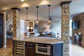 The kitchen island has become a staple of most modern kitchen designs as a more practical use of space which offers up an ideal configuration for this design gives the illusion that the kitchen island has been crafted from a single block of solid stone and offers up a more minimalist finish perfect for. Pin On Home Decor Kitchen