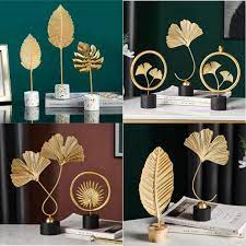 Whether you're buying unique home decor for yourself or looking for cool home decor gifts for others, this list will help any space look stylish. Creative Gold Home Decoration Accessories Modern Flowers Ornaments Living Room Ornaments Gold Living Room Decor Living Room Accessories