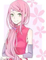 Sakura Looks Extremely Beautiful In Long Hair Sakura Haruno Sakura Uchiha Anime Naruto