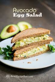 Easy Avocado Egg Salad Recipe Keto Low Carb Best Recipe Box Recipe Egg Salad Recipes Egg Salad Recipe