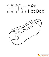 Aug 12, 2020 · these super cute, free alphabet coloring pages are a fun way for toddler, preschool, pre k, and kindergarten age kids to work on learning the sounds letters make, practice listening for beginning sounds, and learning vocabulary while strengthening fine motor skills and having fun. H Is For Hot Dog Coloring Page 01 Free H Is For Hot Dog Coloring Page