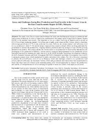 Major irrigation schemes for double cropping of rice are muda and kemubu schemes in malaysia peninsula. Pdf Issues And Challenges Facing Rice Production And Food Security In The Granary Areas In The East Coast Economic Region Ecer Malaysia Chamhuri Siwar And Diana Mohd Idris Academia Edu