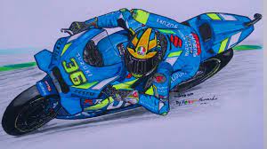 Cara menggambar sepeda motor nmax yamaha dengan mudah youtube. Joan Mir Suzuki World Champions 2020 Drawing Motogp Cara Menggambar Motogp By Heru Siam Sporz