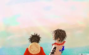 Luffy nakama tono chikai one piece special 15th anniversary One Piece Monkey D Luffy Portgas D Ace Sunrise Hd Wallpaper Download
