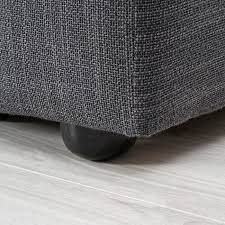 Nacken und schultern werden bequem gestützt. Eskilstuna Sofa 2 Lugares Hillared Antracite Ikea