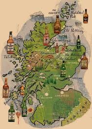Buchen sie jetzt ihre luxuszugreise im royal scotsman! Scotland Illustrierte Karten Whisky Schottland Schottland