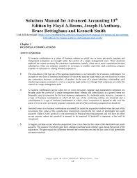 Solution Manual For Advanced Accounting 13th Edition By Beams Anthony Bettinghaus And Smith By Zwoho108 Issuu