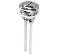 Dual Flush Toilet Kit Plastic Adjustable Top Push Button Toilet Tank Button Replacement for Most Dual Flush Toilet with 38mm Hole in the Cistern Lid