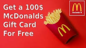 Your free mccafé reward will be automatically redeemed when using mobile order & pay. Mcdonalds 100 Gift Card Promo 07 2021