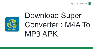 Or, you might have a collection of older cds that you would like to convert into a more modern format. Super Converter M4a To Mp3 Apk 8 0 Android App Download