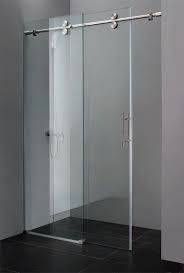Bathtub Shower Enclosures 59 Satin Nickel Bath Tub Doors 2 Panel Frameless Doors For Bathtubs With Images Shower Doors Sliding Shower Door Shower Sliding Glass Door
