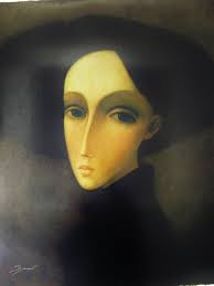 Sergey SMIRNOV, Original Mixed Media On Canvas, Baroness, Signed Numbered