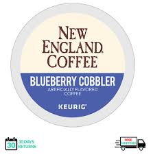 The taste of fresh blueberries in this mild, flavored coffee will have you coming back for second helpings for sure. New England Coffee Blueberry Cobbler Single Serve Kcups 72 Ct Exp 02 2022 47 12 Picclick Uk