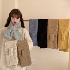 Oktokki Faux Shearling Scarf Yesstyle