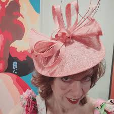 M813 ( Watermelon Pink ) Kentucky Derby, Wedding, Easter, Tea Party, Royal  Ascot Sinamay Headband Medium Fascinator Cocktail