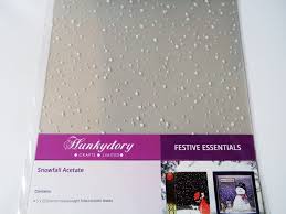 Using acetate in your creations. Snowfall Acetate 5 Sheets Card Making Supplies Downland Crafts