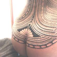 This is a traditional and manly tattoo that is named male tatau. Tatau Samoa Tomasi Suluape
