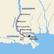 290 miles or 467 km New Orleans River Cruises Usa River Cruises
