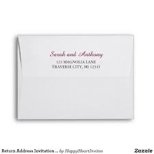 Return Address Invitation Mailing Envelope Zazzle Com Wedding Invitation Envelopes Fun Wedding Invitations Invitations