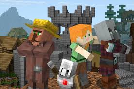 Collaborative gameplay allows groups to be immersed in the virtual world of minecraft: Hour Of Code 2020 Inclusion Minecraft Education Edition