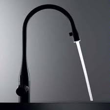 kwc eve pull down faucet with led light