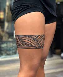 19 Best Polynesian Tattoo Designs With Meanings Leg Band Tattoos Leg Tattoos Women Polynesian Tattoos Women