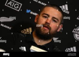 Padova, Italy. 19th Nov, 2018. Dan Coles ( Hooker, Hurricanes ) and Ardie  Savea ( Loose Forward, Hurricanes ) during the press conference Credit:  Giuseppe Pino Fama/Pacific Press/Alamy Live News Stock Photo