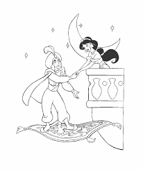 Abra coloring page from generation i pokemon category. Aladdin Coloring Pages Coloringpages1001 Coloring Home