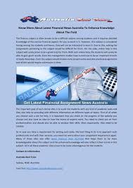 Know More About Latest Financial News Australia To Enhance Knowledge About The Field Financial News Financial Knowledge