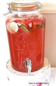 Sangria Rose Fraise Et Citron Vert Recettes De Cuisine Recette Cuisine Et Boissons