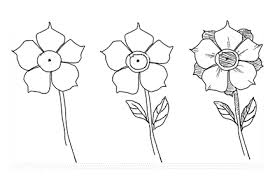 Learning how to draw cartoon flowers is a great way to impress that special someone! How To Draw A Flower Dr Odd Flower Sketch Pencil Flower Drawing Flower Sketches