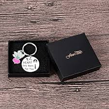 Who knows how she'll thank you when she gets out of the bath! Buy Couple Keychain Gifts For Boyfriend Girlfriend Anniversary Birthday Gifts For Him Her Husband Wife Fiance Men Women Wedding Valentine S Day Jewelry My Heart Only Beets For You Office Tv Show Key