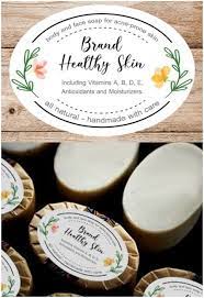 Set of labels for natural bath body products with rosemary. Free Sample Oval Soap Label Template In 2021 Soap Labels Soap Labels Template Labels Printables Free Templates
