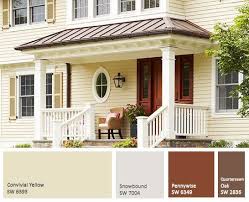 Domain Decorating Restoration Yellow House Exterior Exterior Paint Colors For House House Paint Exterior