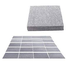 Floor tiles made of plastic are generally used in areas where drainage is a priority. Nisorpa Heavy Duty Carpet Floor Tiles 20x20 Inch Light Grey 20pcs Commercial Carpet Tile 50x50cm Carpet Squares Bitumen Backed Pricepulse