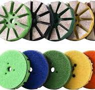 Metal Bond Diamond Floor Grinding Discs 3-Inch Polishing Pads for Concrete  Stone (6-PCS)
