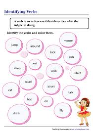 The following is a list of measurable action verbs that can be used when you are creating your learning objectives. Identifying Action Verb Worksheet