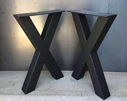 jambe de forme en acier 2 x 2 x lot de 2 pied de table metal pied de table industrielle x jambe de banc d metal table legs industrial table legs table legs