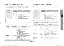 Wait for two minutes, or at least until the microwave resets. Mg14h3020 Microwave Oven User Manual Samsung Electronics