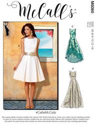 Patron couture la robe a volant enfant mimizan la droguerie. Patron Mccall S 8060 Robe Patineuse Traine Callie