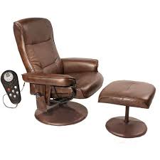 Relaxzen Comfort Soft Reclining Massage Chair And Ottoman Dark Brown Walmart Com In 2020 Recliner Chair Ergonomic Chair Chair