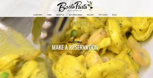 Dinner Menu For Basta Pasta In Fallston Md Casual Italian Seafood Restaurant