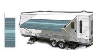 62121 Rv Awning Replacement Fabric 21 Actual Width 20 2 Teal Green Stripe Ebay In 2021 Rv Canopy Patio Awning Rv Awning Replacement