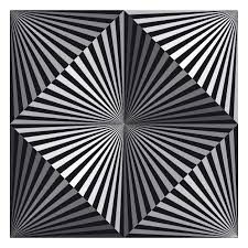 Black And White Optical Illusion Art Op Art Image Of The Day August Art Cube Optical Illusions Art Op Art