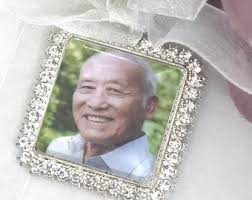 Rhinestone Bouquet Photo Charm, Bouquet Charm, Memory Charm, Bridal Charm,  Keepsake Charm, Photo Bouquet Charm, MemorialCharm